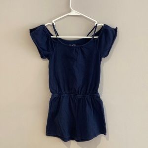 Navy Blue Childs Romper